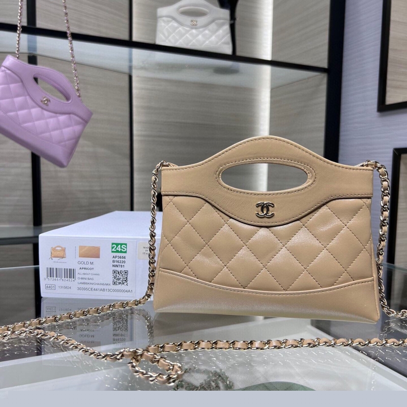 Ch*el top handle bags